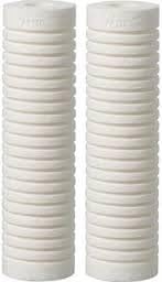 CFS – Standard Capacity Grooved Water Filter Cartridges Compatible with Whirlpool WHKF-GD05 Models – Removes Bad Taste & Odor – Whole House Replacement Filter Cartridge – White, 2 Pack