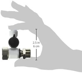 iSpring AFW43 Water Systems Feed Water Adapter, Fits 1/2" NPT and 3/8" COMP, Cold Water Supply Valve