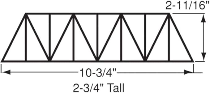 Walthers Cornerstone Double-Track Truss Bridge 933-3242 N Scale Model Railroad - Structure Kit