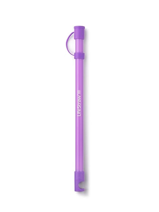 LifeStraw Sip Essential โ BPA-Free Reusable Filter Drinking Straw, Removes Microplastics, Bacteria and Parasites for Travel and Everyday Use, Thistle