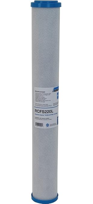 Aquios® AQFS220L Salt-Free Water Softener and Filter System, Low VOC, 1 Micron Filtration, VOC Removal, Scale Prevention, Prevent Corrosion