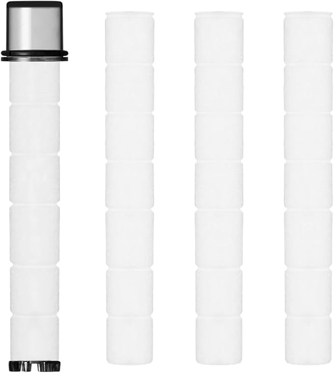 Shower Filter Replacement Cartridges (Compatible with BODYLUV Pure Filter Shower Head) | 5 Micron Fine Filtration | Removes Rust/Sediment |4pack.(Plastic parts are not included)