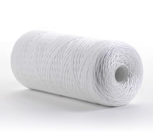 Hydronix SWC-45-1010 Universal Whole House Sediment String Wound Water Filter Cartridge 4.5" x 10" - 10 Micron