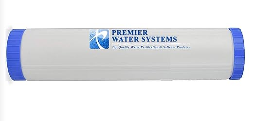 Premier Whole House Water Filter Cartridge: Bone Char for Fluoride Removal 4.5" x 20" Compatible with Big Blue 20" Housing