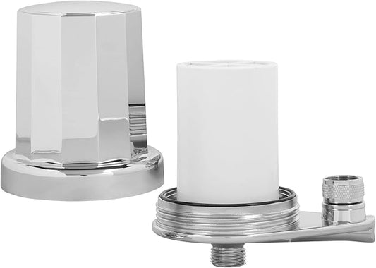 GE Shower Replacement Filter | Removes Chlorine | Replace Filter (FXSCT) Every 6 Months | FXSCT, 1 Count (Pack of 2)