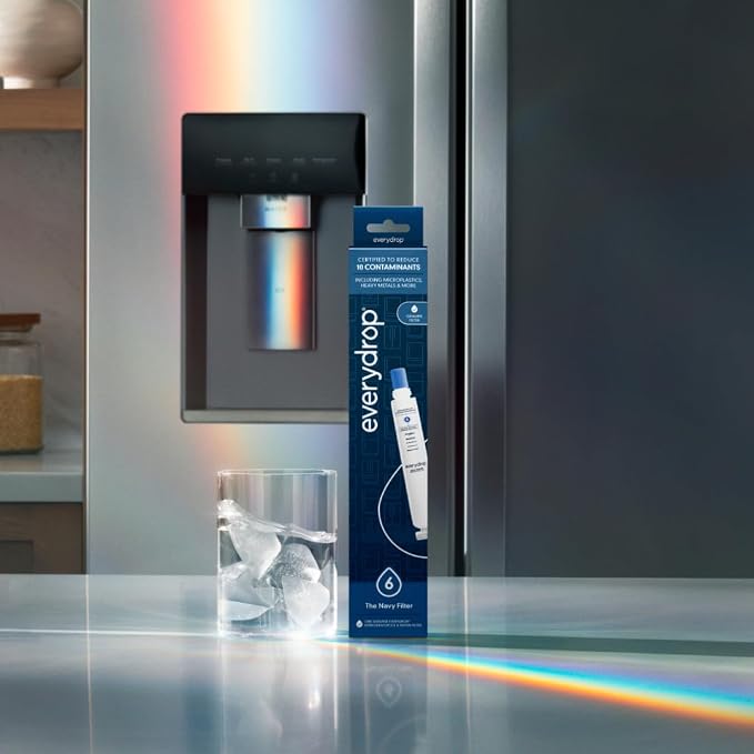 everydrop by Whirlpool Ice and Water Refrigerator Filter 6, EDR6D1, Single-Pack