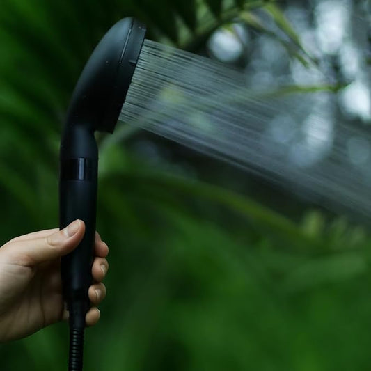 Eskiin Filtered Shower Head - Best HandHeld Shower Head With Filters For Healthy Hair & Skin - High Pressure - Reduce Dandruff, Protect Colored Hair, And Soothe Dry Skin (Black)
