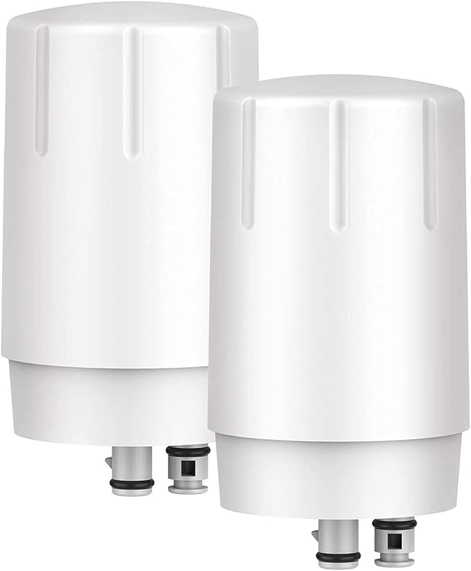 GLACIER FRESH Faucet Filter Replacement, Replacement for Brita Faucet Filter, 36311 On Tap Water Filter, Compatible with FR-200, FF-100, and All Brita Tap Water Filters (Pack of 2)