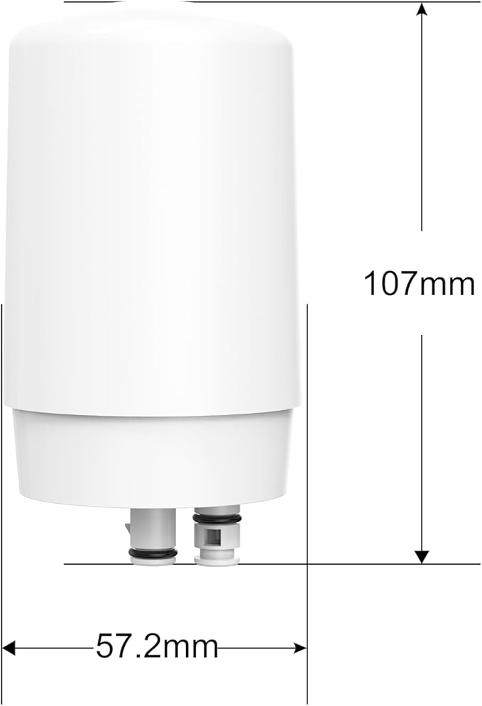 Water Filter Faucet Replacement, Replacement for Brita Faucet Filter, 36311 On Tap Water Filter, Compatible with Brita FR-200, FF-100, and All Tap Water Filters Pack of 3