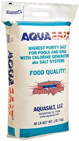 Chlorine Generator Salt for Swimming Pools - Qty. 4 (40 Lb. Bag)