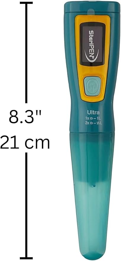 SteriPEN ULT-MP-EF SterPen Ultra UV Water Purifier, Blue, Small