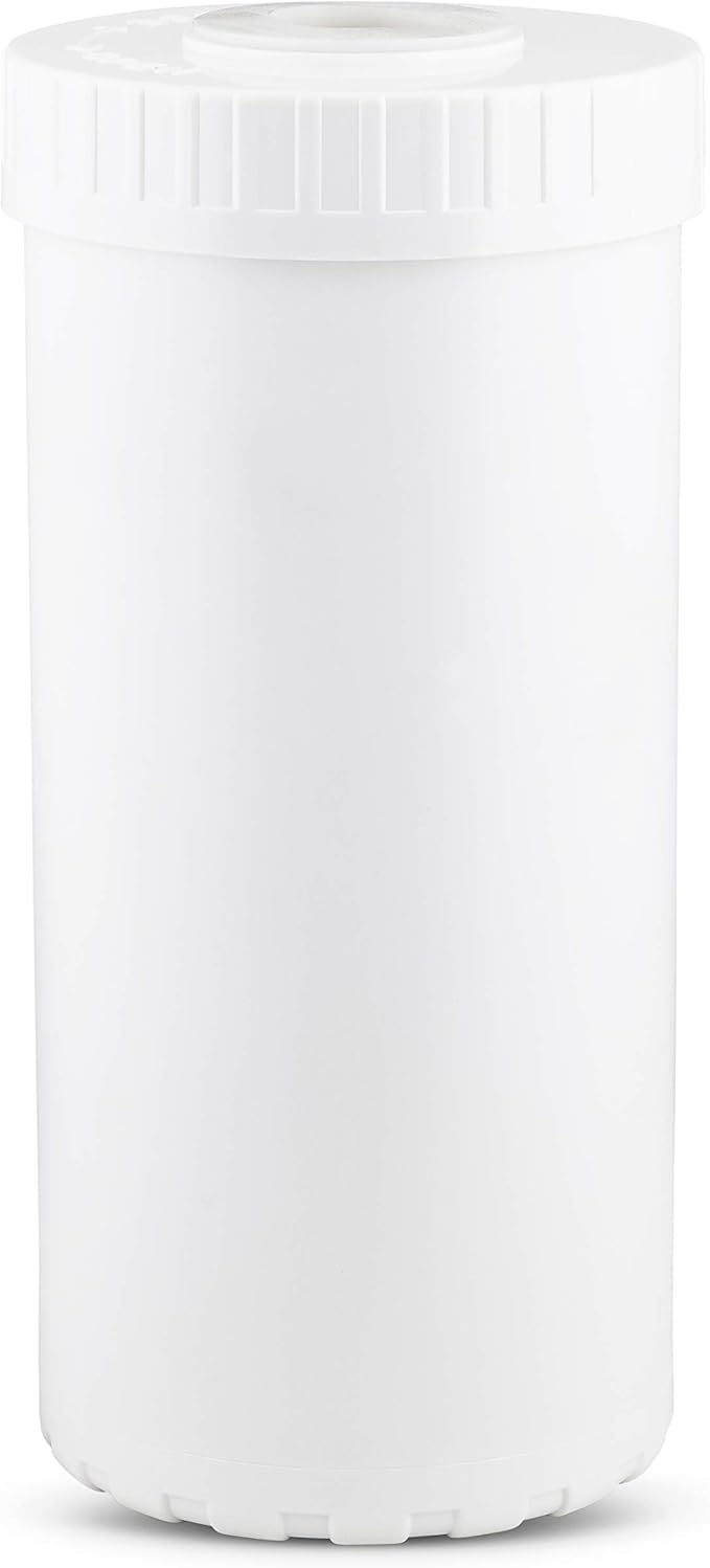 Hydronix HX-EC-4510W Empty Water Filter Cartridge Durable Construction for Pre Post, Fits Big Blue Housings 4.5 x 10, White