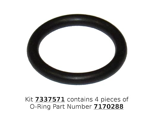 Water Softener O-Ring Seal Kit, 4-Pack (Part: 7337571, 7170288, STD302213, WS03X10025)