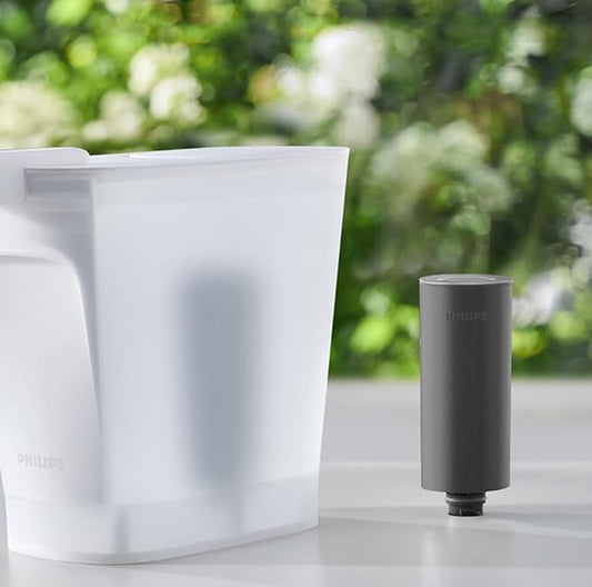 PHILIPS 1 Pack Pro Filter Cartridges ADD569, Replacement Filter Cartridges for Instant Water Filter Pitcher ADD5902 ADD5903 ADD5912 ADD5913, Reduces 57 impurities & 99% of Lead, 1 Filter for 6 Months