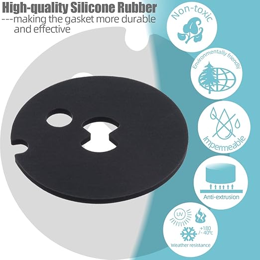 Water Softener Venturi Gasket Compatible with Kenmore, Whirlpool, Morton, GE Water Softener, 7204362 Water Softener Replacement Parts(3 Pack)
