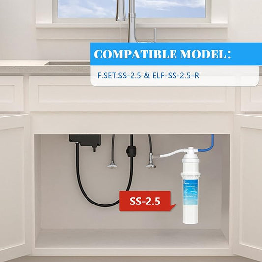 F.Set.SS-2.5 Water Filter Cartridge (2 Pack)