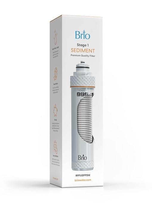 Brio Stage-1 Sediment Water Filter Replacement for Brio Models FUS200R and FUS300R