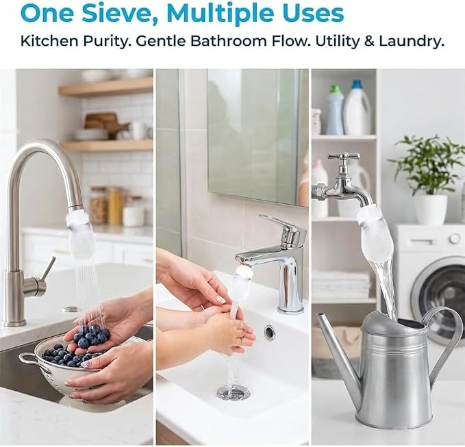 2026 New Faucet Filter Cotton Bag, 100Pcs Faucet Filter Bag for Filtering tap Water, Cotton Filter Bag for Faucet, Kitchen Sink