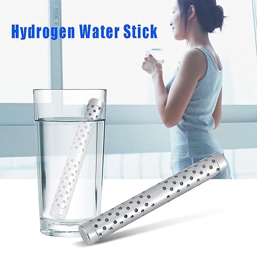 AYNEFY Stainless Steel Hydrogen Water Stick, Portable Alkalizer Ionizer & Mineral Water Purifier Filter Wand