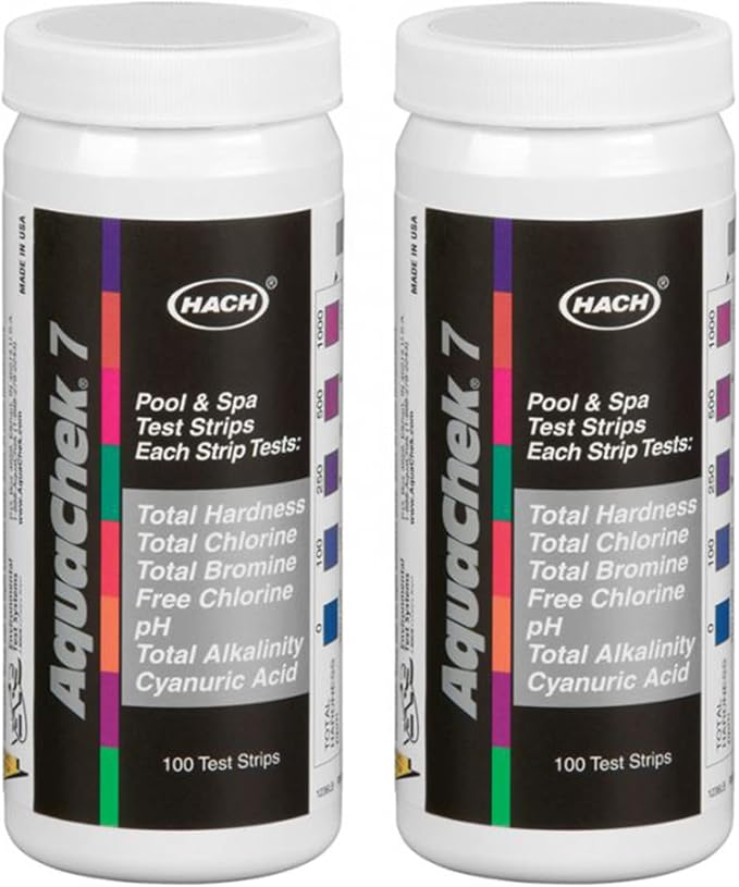 AquaChek 551236-02 Pro Silver Swimming Pool Test Strips, 2-Pack