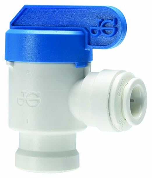 iSpring 5.5 Gallon RO Water Storage Tank Bundle with John Guest 3/8 Inch Female Shut Off Valve