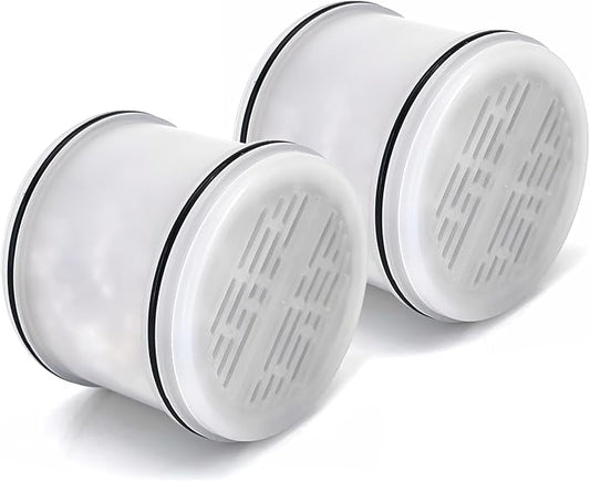 16-stage filter Replacement Fixed Shower Filter Compatible with Cobbe Fixed Filtered Shower heads 2-Pcs