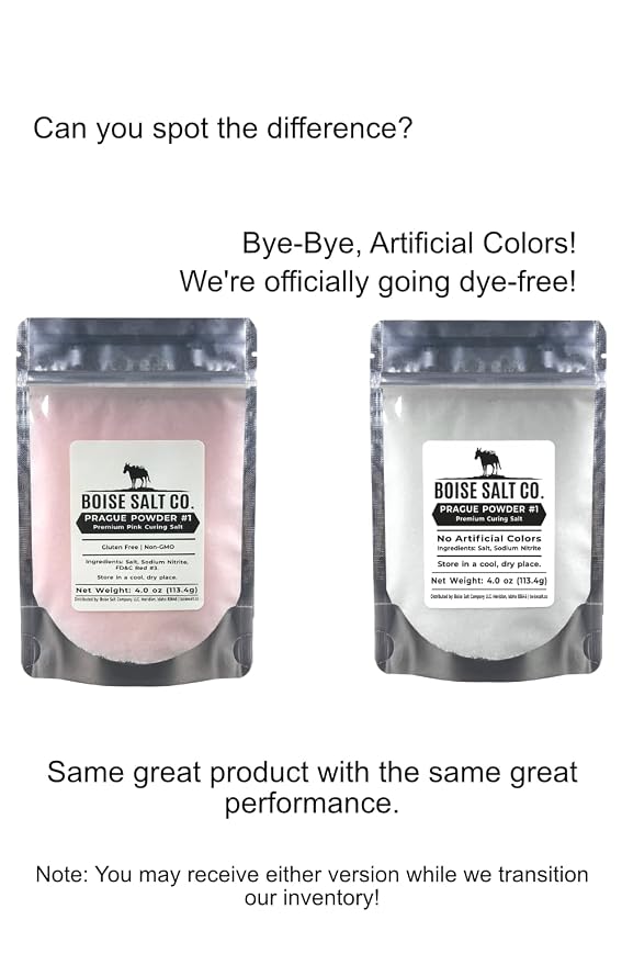 Boise Salt Co. Prague Powder #1 Premium Curing Salt - 4 oz Resealable Pouch