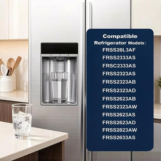 FPPWFU01 Water Filter & PureAir Ultra II PAULTRA2 Air Filter Replacement for Frigidaire FRSS2623ASD, FRSS2623ASJ, FRSS2623ASN, FRSS26L3AFC, FRSS26L3AFE, GRSS2652AF, FRSS2623AWC, 3 Combo