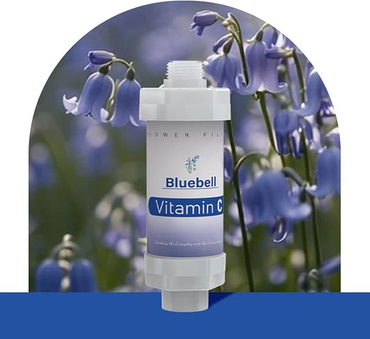 10PCS Vitamin C Shower Filter for Hard Water Filter Aromatherapy Replacement Cartridge Bathtub Faucet Bathroom Accessories Remove Chlorine Fluoride Heavy Metals Lemon Bluebell