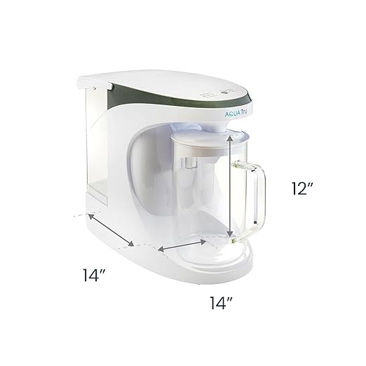 AquaTru Carafe Countertop Water Purifier | Compact 4-Stage Reverse Osmosis System with Glass Carafe Removes 84 Contaminants Including Forever Chemicals, Lead & Fluoride | No Plumbing