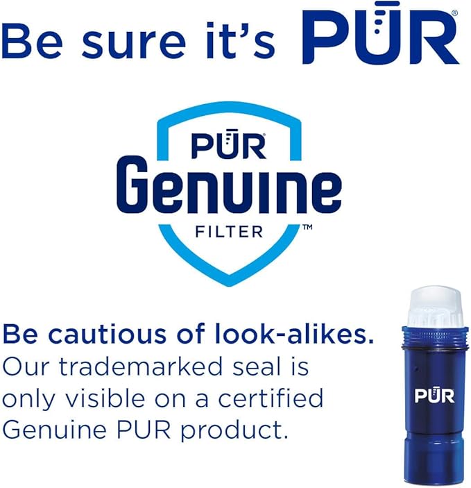 PUR PLUS 7-Cup Water Filter Pitcher with 1 Lead-Reducing PUR Plus Filter, Dishwasher Safe, Powerful Filtration, Filter Change Indicator Light, Smoke, PPT711B