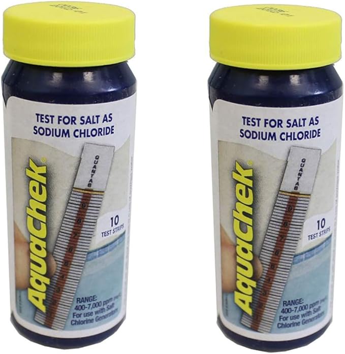 AquaChek 561141-02 Salt Water Test Strips for Swimming Pools, 10-Count, 2-Pack