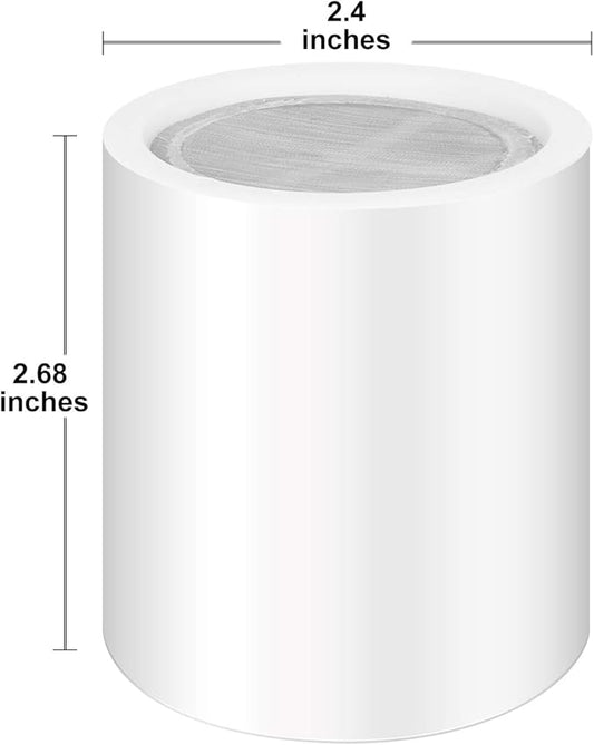 FEELSO 2 Pack 15 Stages Replacement Filters for Hard Water Remove Chlorine and Harmful Substances