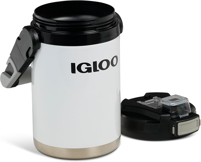 Igloo Rival Fusion 54OZ Insulated Water Jug, Large Water Bottle, Sports Water Jug, White