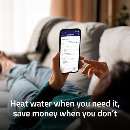 Smart Water Heater Timer: Optimize Hot Water Usage - Compatible with Alexa - Installs in Minutes, No Plumbing Required. Compatible with Gas Water Heaters.