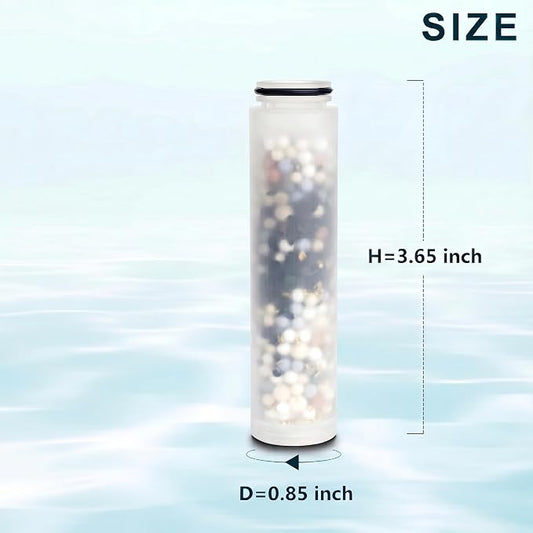 Replacement Handheld Shower Filter Compatible with AquaCare Handheld Shower Heads, Hard Water High Efficiency Filter 3 Pcs