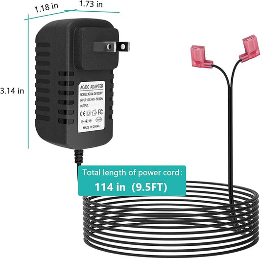 7351054 Water Softener Power Transformer, for Whirlpool Kenmore GE and more water softener, 24V DC Adapter Replacement for 7337482