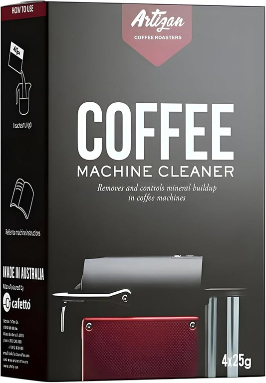Descaling Cleaning Solution for all Coffee and Espresso Machines - ORMRI Certified for Organic Use (4 Single Use Packets)