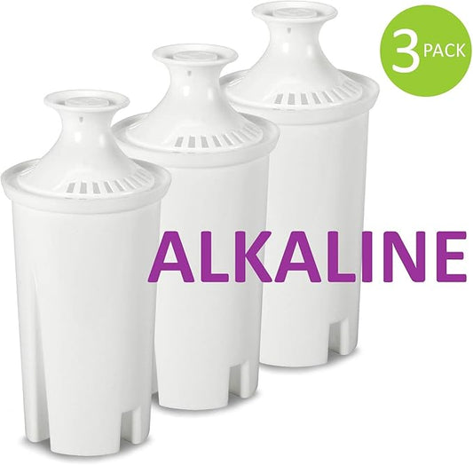 Vitev Alkaline Water Replacement Filter, Fits Brita Pitcher (3-pack)