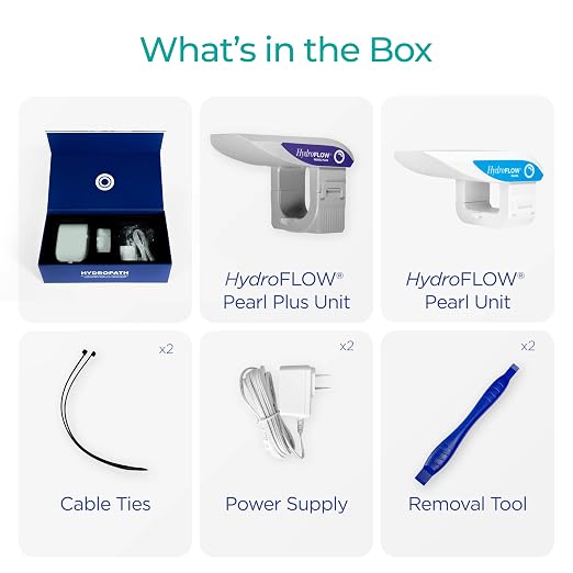 HydroFLOW Pearl Plus with Pearl Booster | Eco Friendly Alternative to Salt Water Softeners | Descaler Bundle for Homes Over 3,000 Square Feet in Total