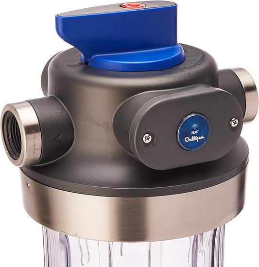Culligan WH-HD200-C Whole House Water Filter System 1” Inlet/Outlet, Filter Sold Separately – Improve Tap Water Taste, Removes Sediment, Protects Appliances