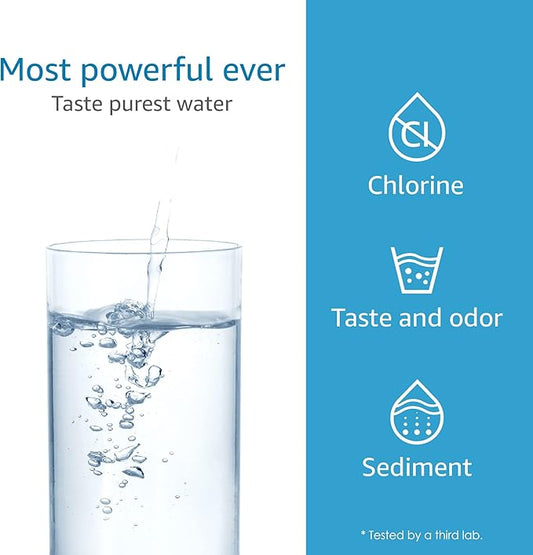 AQUA CREST RC EZ 1 Water Filter, Replacement for Culligan® RC-EZ-1, US-EZ-1, RV-EZ-1, Brita® USF-201, USF-202, DuPont® Carbon 3000QT Filter, 3K Gallons, 2 Pack