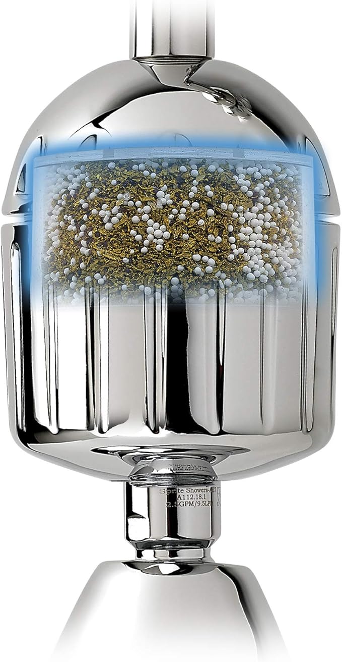 Sprite HO2-CM-M Authentic Universal High Output Shower Filter, Chrome