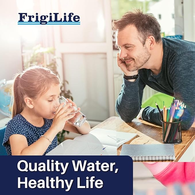 RWF5800A Refrigerator Water Filter Replacement for Frigidaire EPTWFU01 Pure Source Ultra II, Pure Source Ultra 2, EWF02, SCWFTCTO, CLCH128 GP006 DE022 and Pure Air Ultra 2 Air Filter 1 Combo