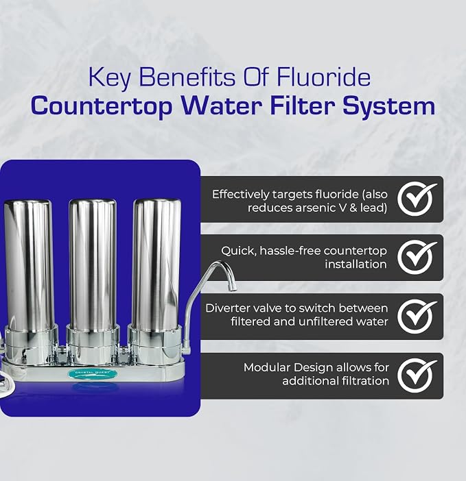 Fluoride Countertop Water Filter System