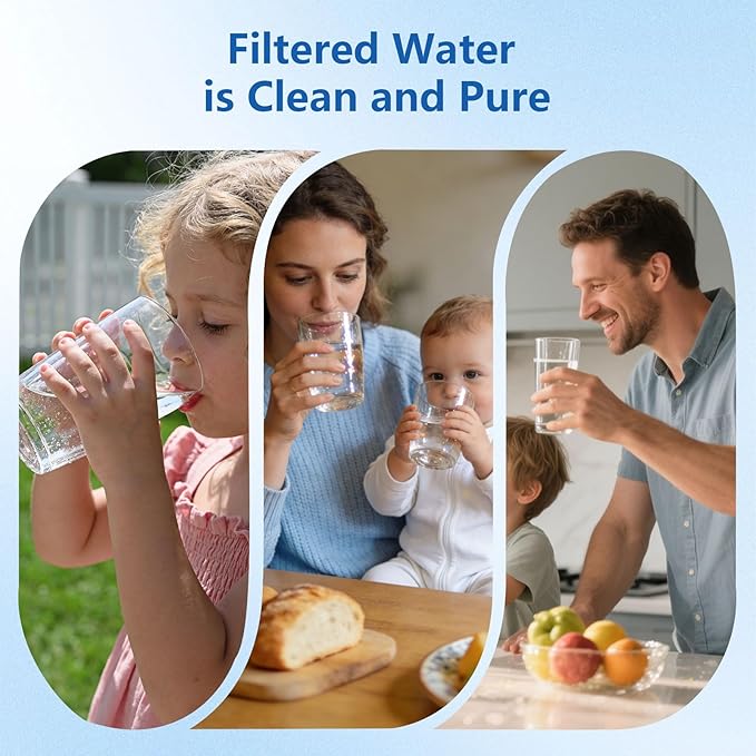Replacement Filter for Waterdrop® WD-PF-01A Plus, Reduces PFOA/PFOS, Chlorine, Compatible with Waterdrop® Pitchers, Lasts 3 Months or 200 Gallons