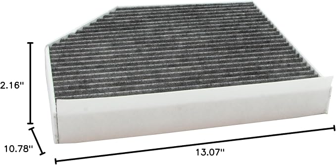 ECOGARD XC36071C Premium Cabin Air Filter with Activated Carbon | Fits 2010-2017 Audi Q5 2.0L, 3.0L; 2009-2016 A4 Quattro 2.0L; 2015-2018 Porsche Macan 3.0L, 3.6L; 2020-2026 Macan 2.9L