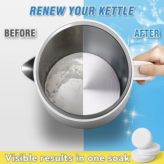 Kettle Descaler Tablet 36 Packs, Kettles Cleaner & Descaling Tablets, Powerful Citric Acid for Cleaning, Limescale Remover Hard Water for Coffee Maker, Portable Distiller, Kettle, Water Bottle