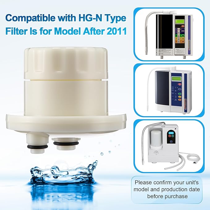 Reusable Cleaning CPU-N Cartridge Compatible with HG-N Type Water Ionizer, Compatible with Enagic Kangen LeveLuk SD501, JrIV, KANGEN 8