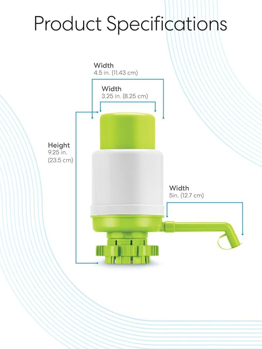 Brio Universal Manual Drinking Water Pump (Green)